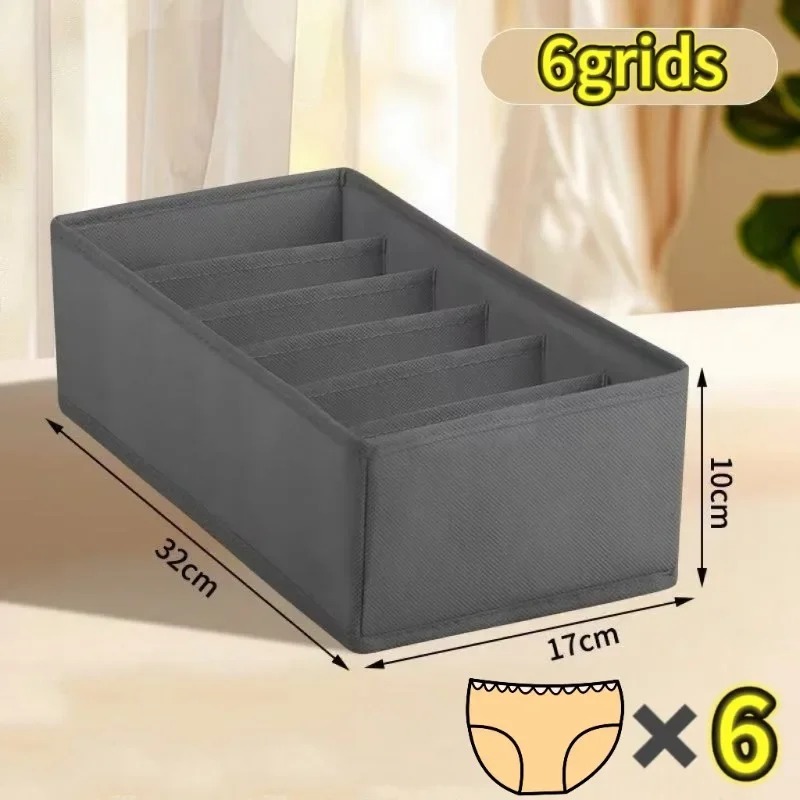 Sock Organizer Tray - กล่องจัดระเบียบตู้เสื้อผ้า 1 ชิ้น - กล่องเก็บของในลิ้นชักสำหรับชุดชั้นใน ถุงเท้า