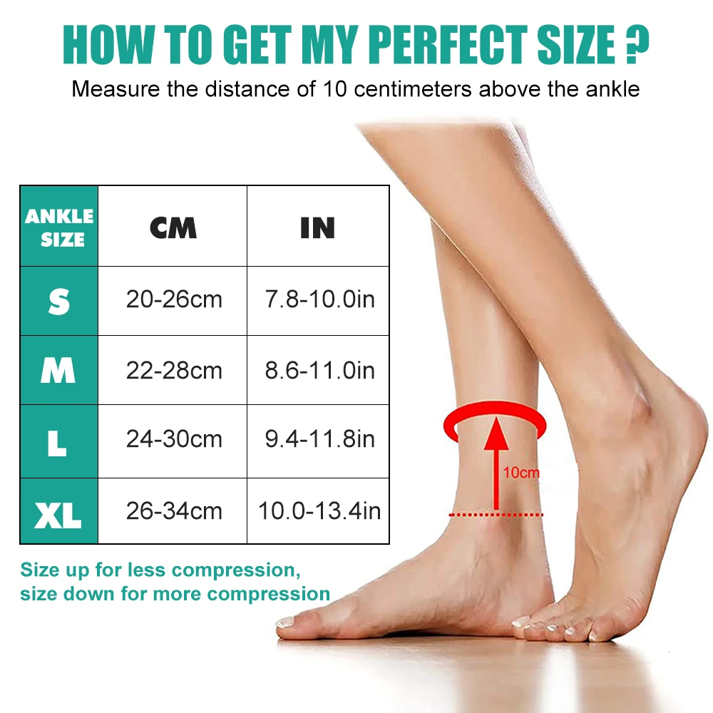ถุงเท้ารัดกล้ามเนื้อแบบเปิดนิ้ - Ankle Brace Sock บทวิจารณ์และราคา