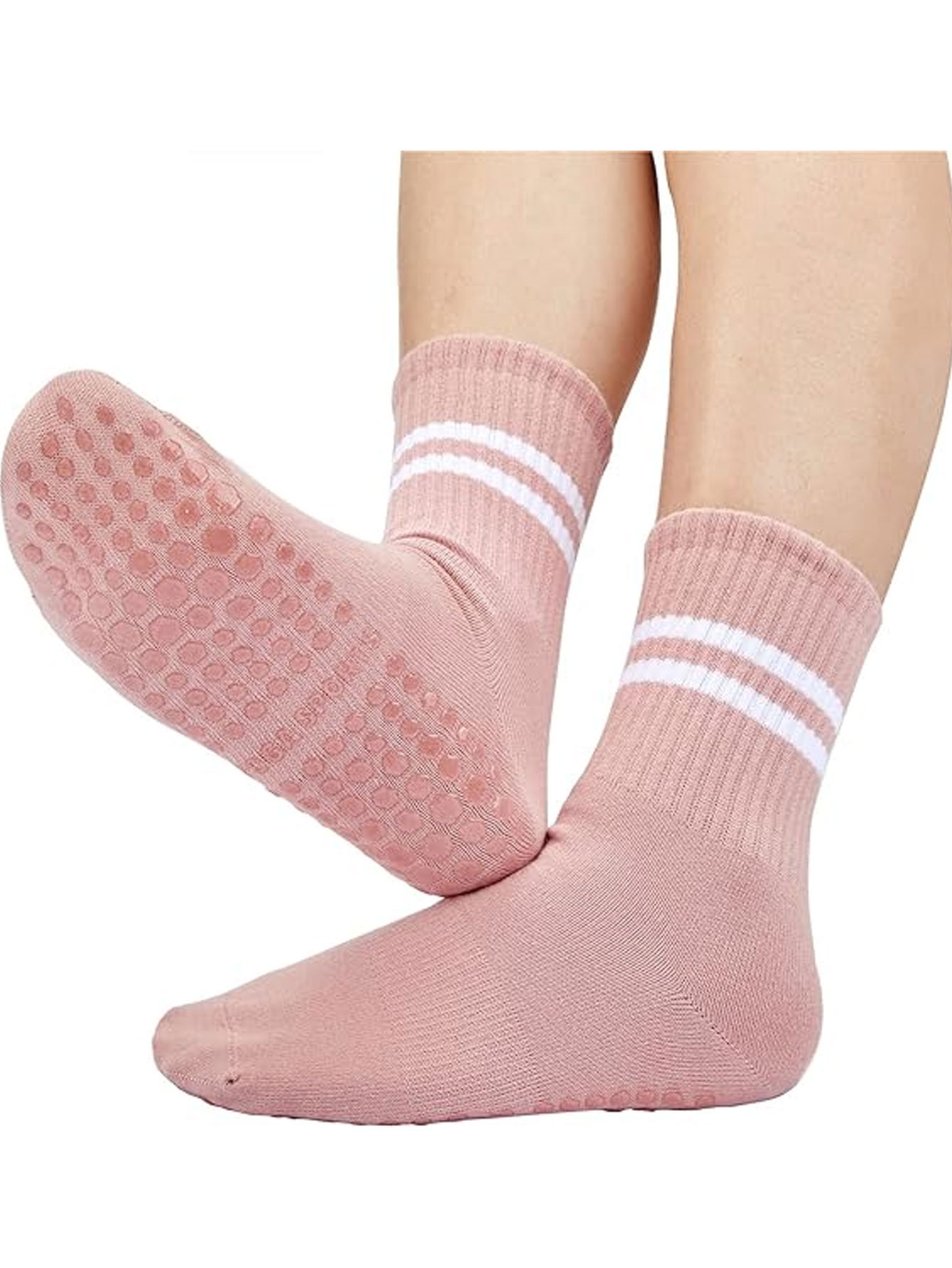 ถุงเท้าโยคะ 3 คู่ ถุงเท้ากันลื - Grip Sock Yoga บทวิจารณ์และราคา