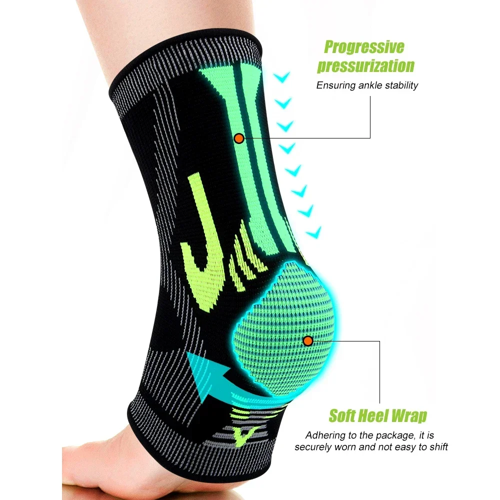 ปลอกรัดข้อเท้าแบบบีบอัด 1 ชิ้น - Ankle Brace Sock บทวิจารณ์และราคา