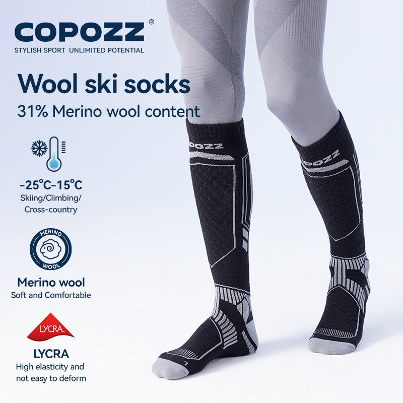 COPOZZ ใหม่ถุงเท้าสกีฤดูหนาวผู - Thermal Sock Winter บทวิจารณ์และราคา