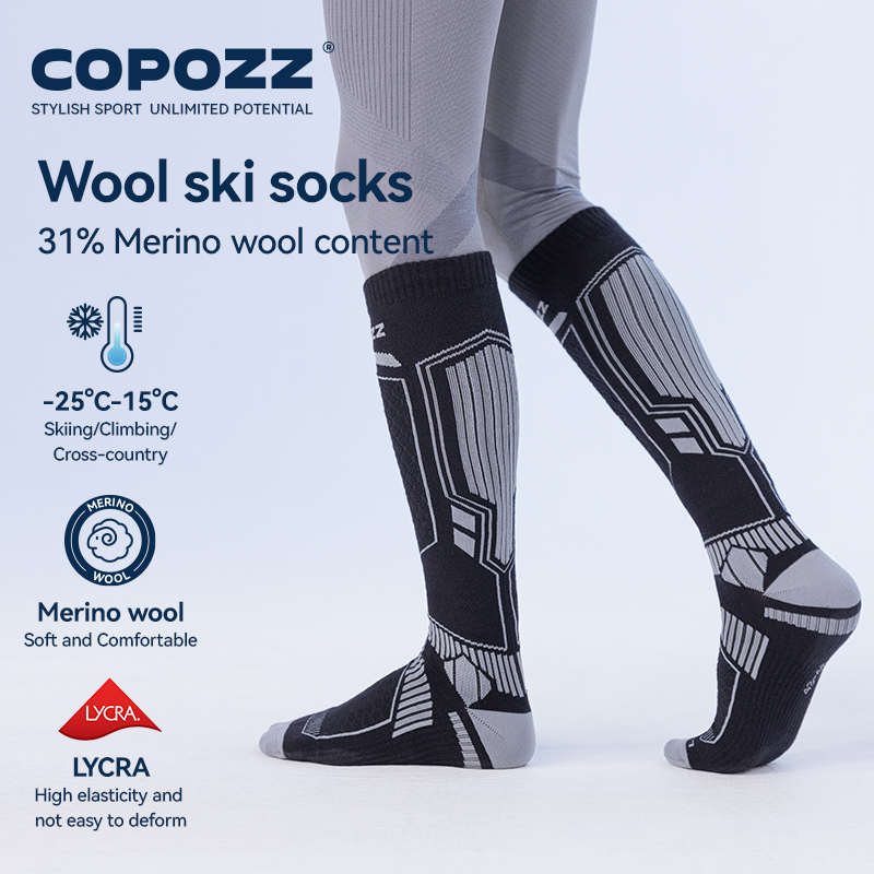 COPOZZ ใหม่ถุงเท้าสกีฤดูหนาวผู - Thermal Sock Winter บทวิจารณ์และราคา