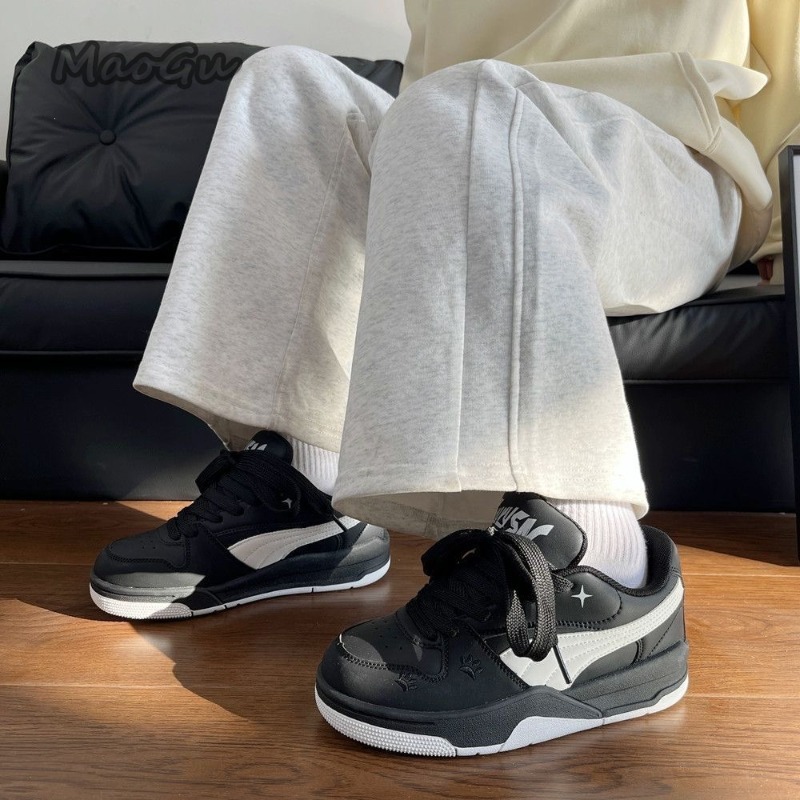 รองเท้าสเก็ตบอร์ดหนังสีดำขาวสำ - Vans Shoes Old Skool บทวิจารณ์และราคา
