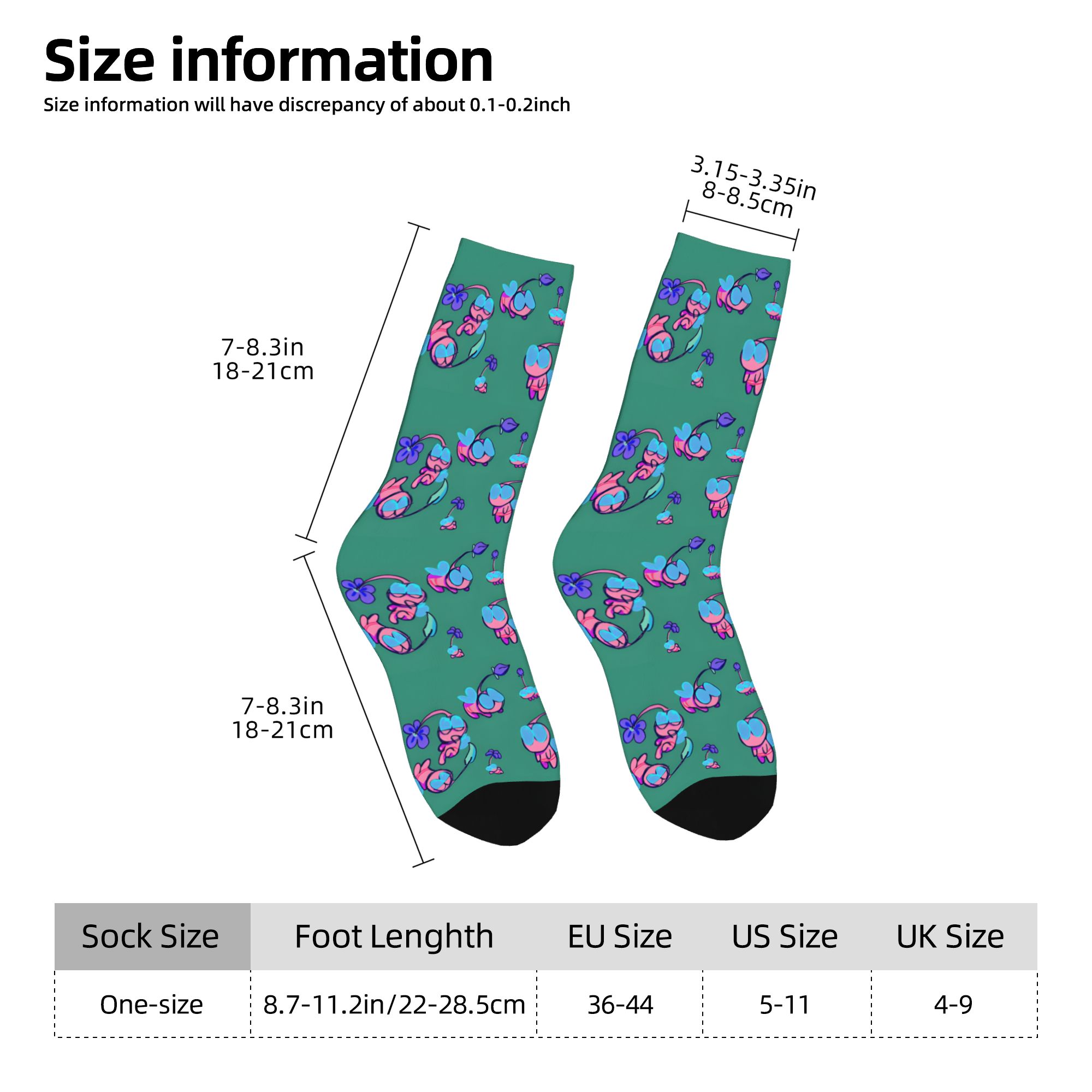 ถุงเท้าลายการ์ตูนอนิเมะพิคไมน์ - Dress Sock Men บทวิจารณ์และราคา