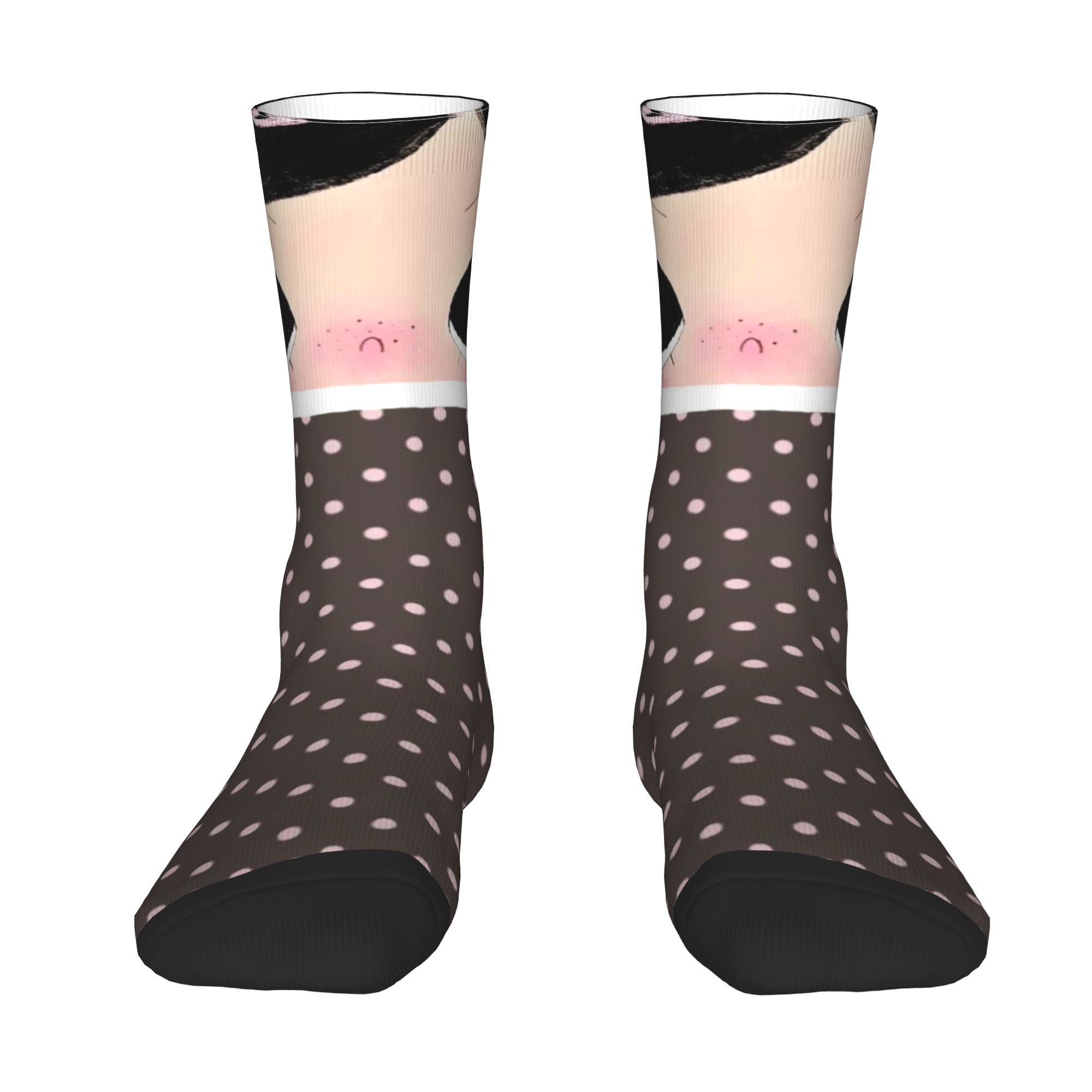 ถุงเท้าลายการ์ตูนสาวตาโตแบบกำห - Dress Sock Men บทวิจารณ์และราคา