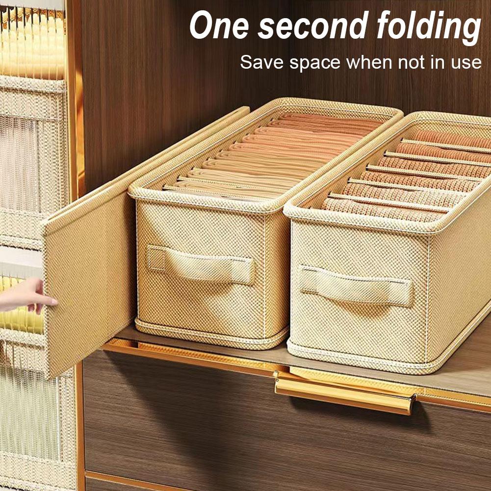 กล่องจัดระเบียบลิ้นชัก 6/7 ช่อ - Sock Organizer Tray บทวิจารณ์และราคา