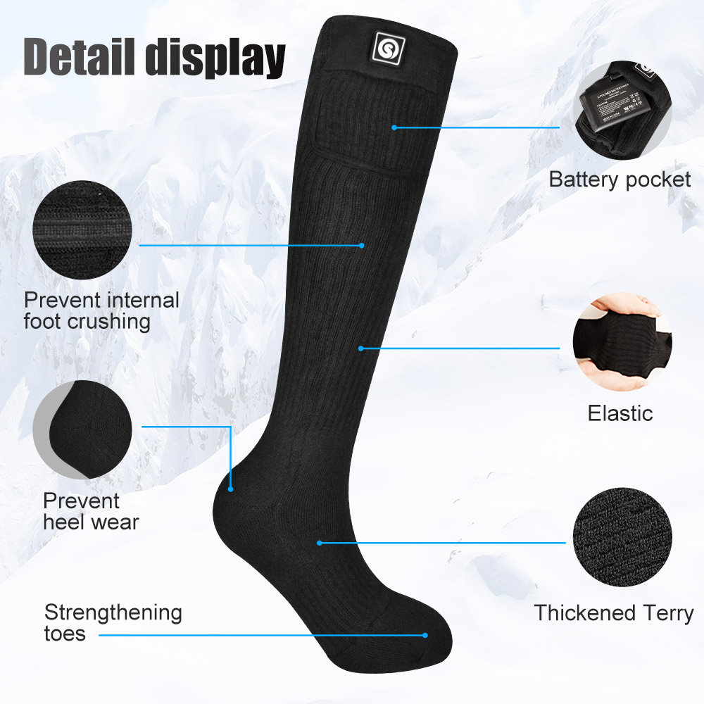 ถุงเท้ากันความร้อนให้ความอบอุ่ - Thermal Sock Winter บทวิจารณ์และราคา